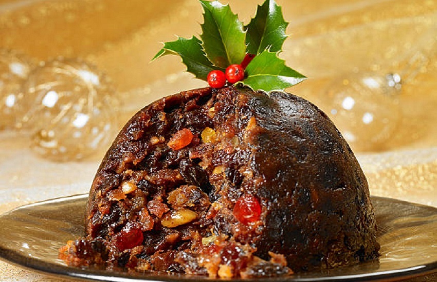 Vegetariánský vánoční pudink